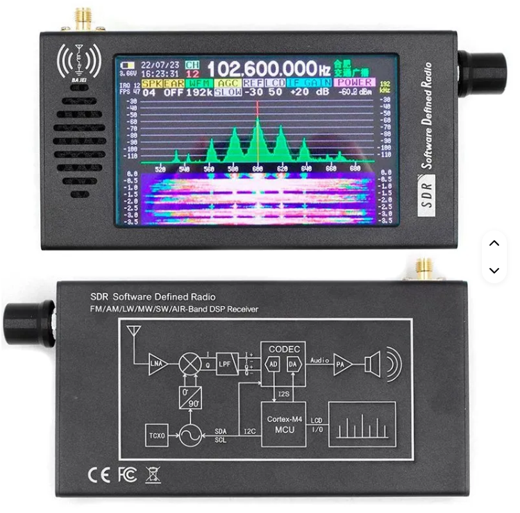 DSP-01: All-Mode SDR Receiver with IPS LCD Display