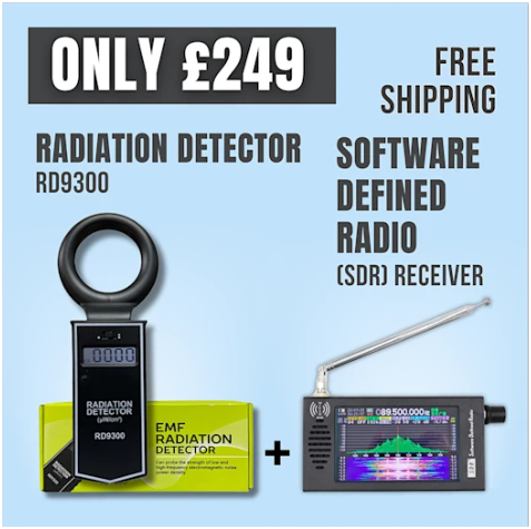 RD9300 EMF Detector + Software Defined Radio (SDR) Package Deal