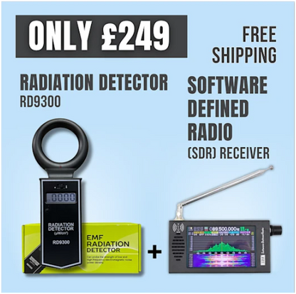 RD9300 EMF Detector + Software Defined Radio (SDR) Package Deal